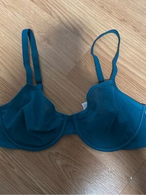 Women's Mesh Unlined Demi Bra Auden Teal Blue Size 34D, 36A…163